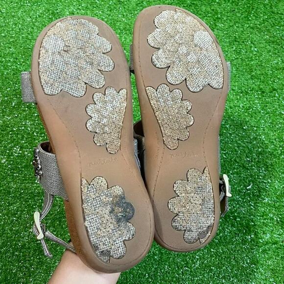 Nurture Women’s 8M Sandals Gems Comfort Brown Slip On Strappy Adjustable - Picture 7 of 8